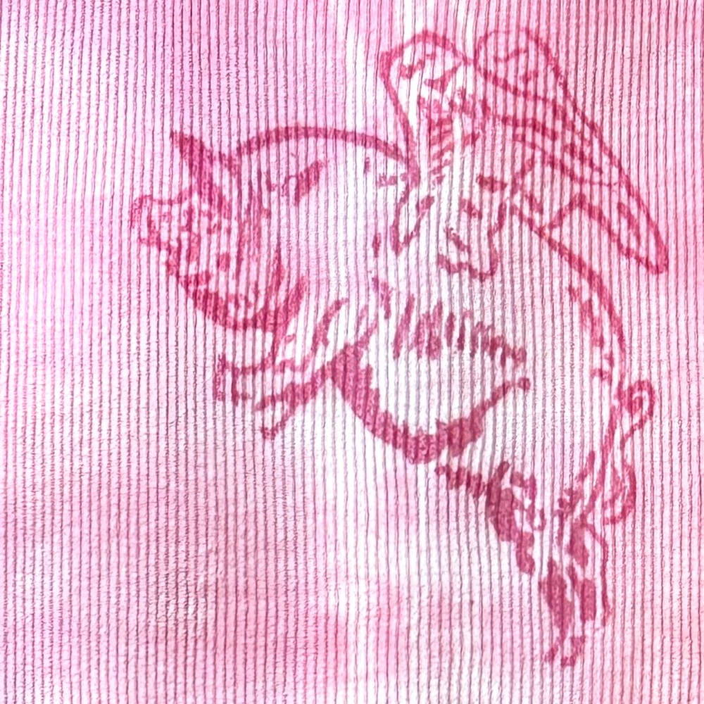 ⚡️Flying Pig 🐷 distressed tie-dyed graffiti tank top back:stars 4T-5T toddler